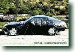 6. Disposable Plastic Car Covers - Fit = IMPORTED Cars (Smaller)
